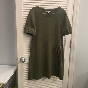 Madewell faux wrap dress in size L